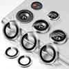 2 Pcs Camera Lens Protector For Samsung S2 S24 Ultra Plus A6 A 9H Tempered Glass Screen Protector Cover Film Metal Ring