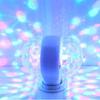 Auto Rotating Crystal Strobe RGB Lamp Dual Head DJ Stage Lamp Bulb Disco Lights  Birthday