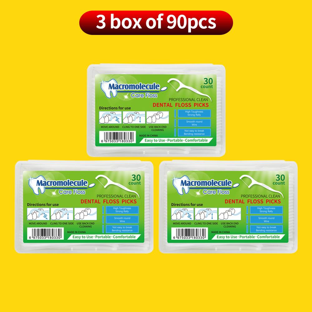 1/2/3/5/10 boxes of ultra-fine dental floss, Home Set, 30pcs/box, convenient for home and travel oral care tools