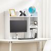 VEVOR Desktop Bookshelf, 2-Tier Desktop Storage Organizer, 37.2" x 9.5" x 28.9" Office Storage Rack Wood Display Shelf