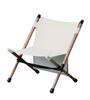 Hang Out Camp Chair Folding Outdoor Chair Pole Low Chair White POL-N56WH