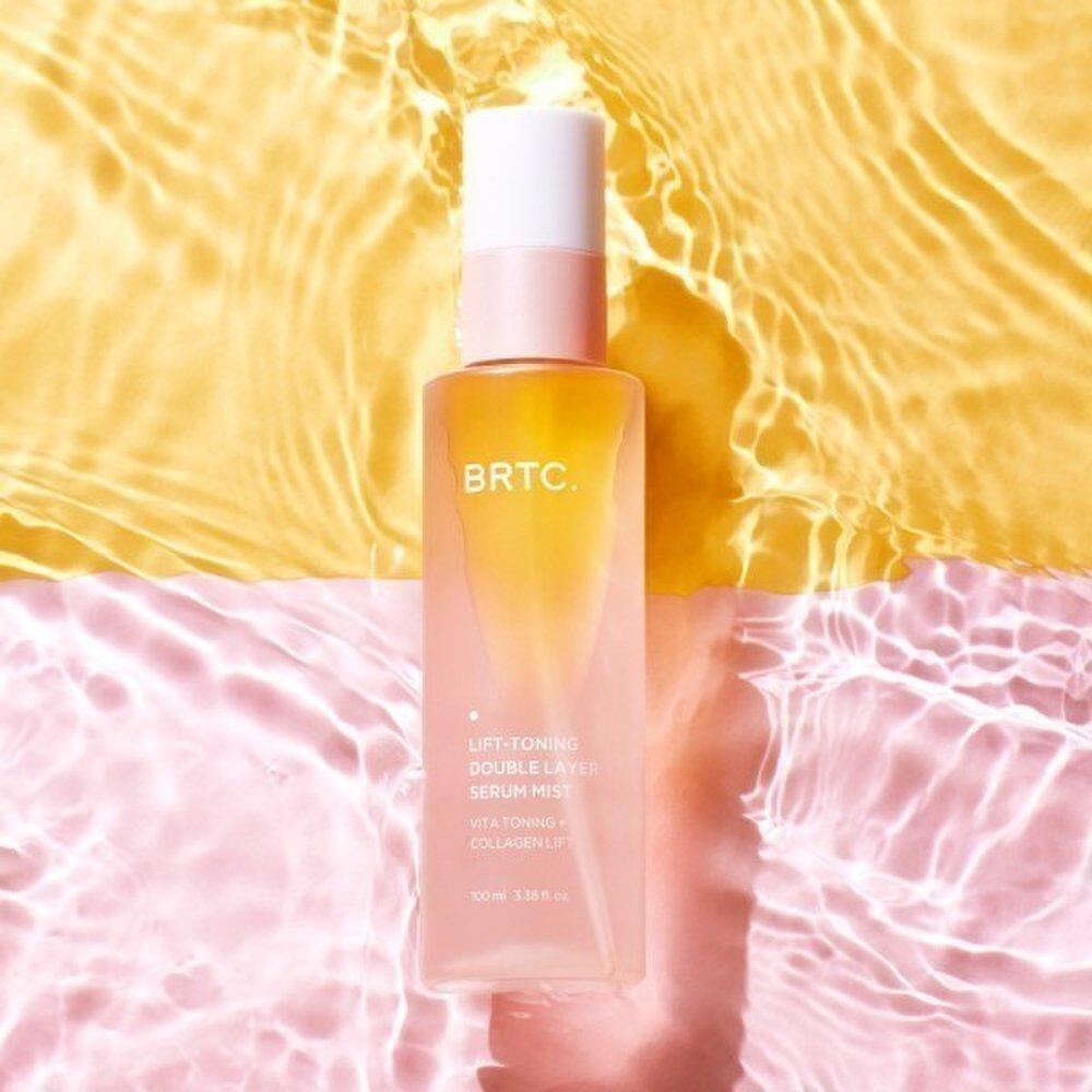 BRTC Подтягивающий двухслойный сывороточный спрей 100 мл/масляный увлажняющий спрей