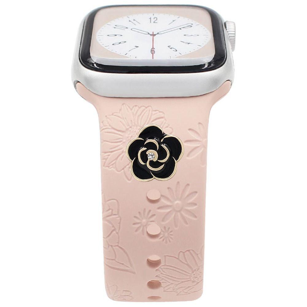 Металлический браслет для часов, украшение, брошь, декоративное кольцо, наручные подвески для аксессуаров для ремешка Iwatch