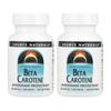 Source Naturals Бета-Каротин Витамин А Бета-Каротин 7500 мкг 100 Мягких Капсул 2 шт 100 Таблеток