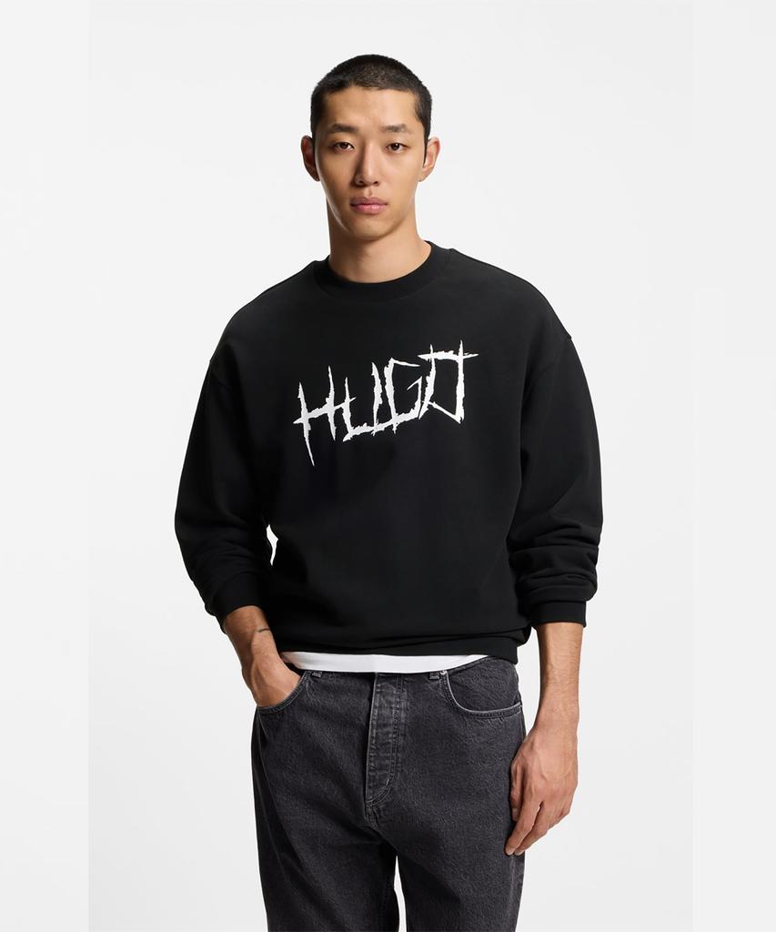 HUGO Logo Artwork Cotton Sweatshirt 50554392_001