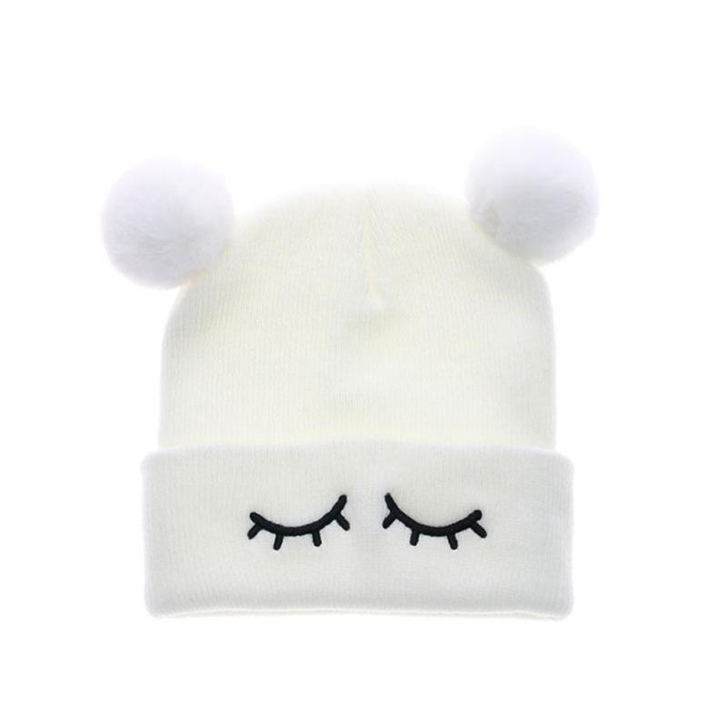 Cute Baby Hats Toddler Kids Boys Girls Knitted Crochet Beanie Winter Warm Cap