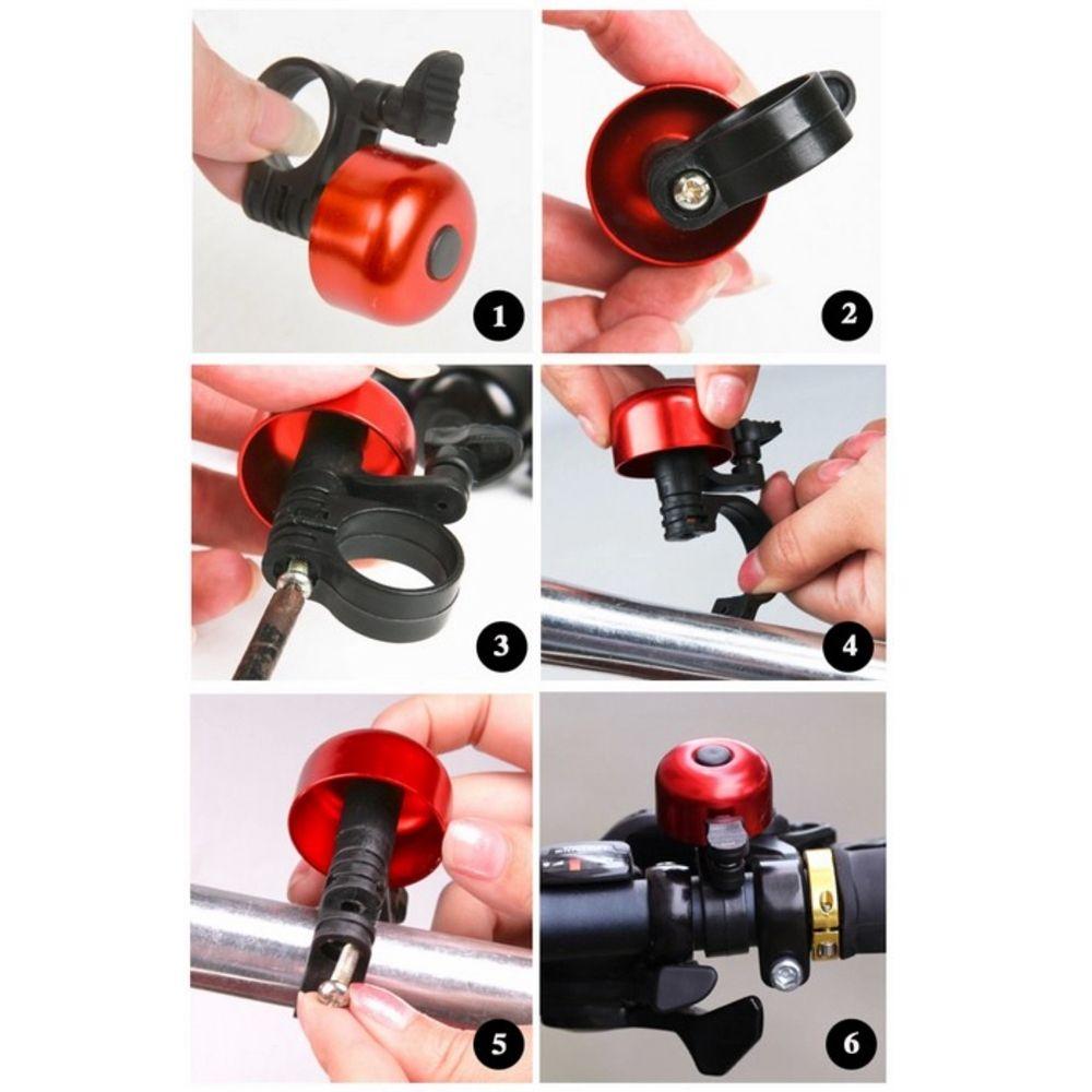 Protective Aluminum Alloy Cycling Bicycle Handlebar Horn Sound Alarm Safety Bike Bell Metal Ring