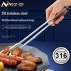 Stainless Steel Anti-scald BBQ Tongs