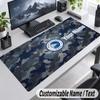 Custom Name Text Mouse Pad Brighton & Hove Albion Football Personalized Desk Pad For Work And Gaming