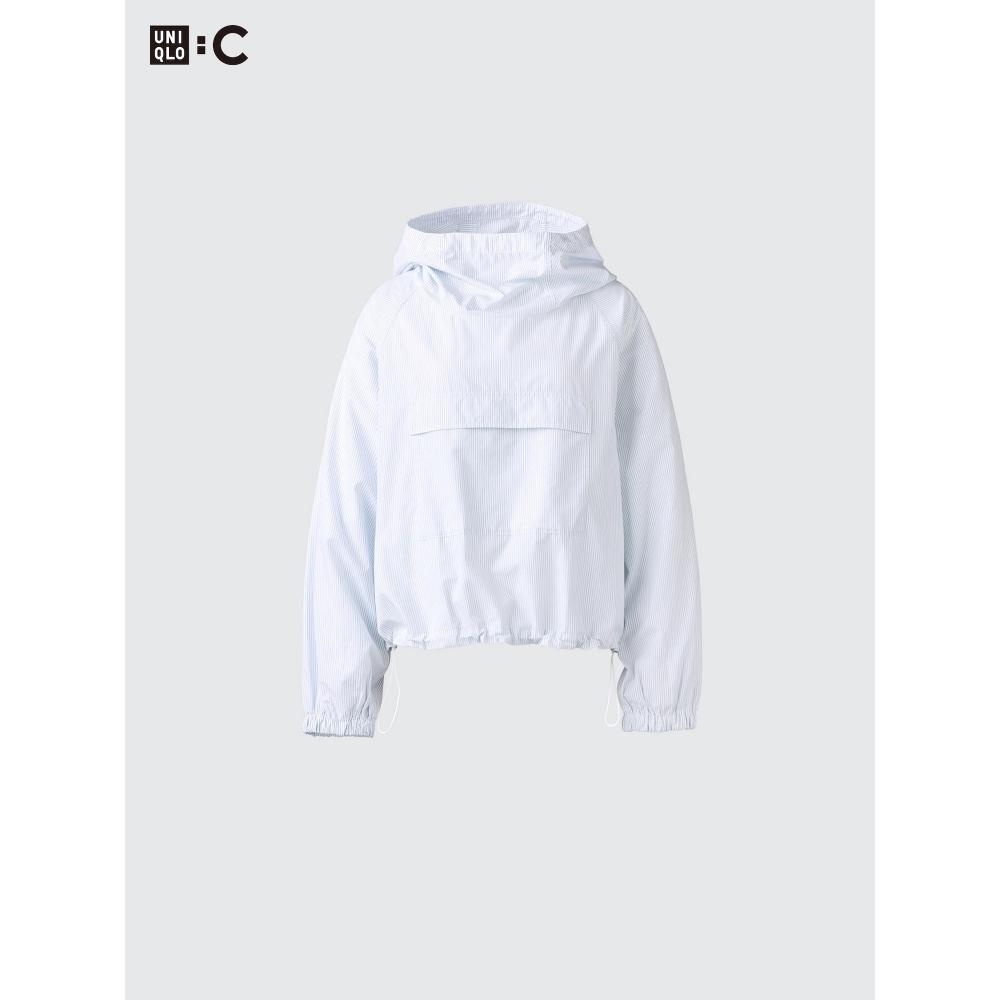 Uniqlo Японская рубашка-пуловер с капюшоном