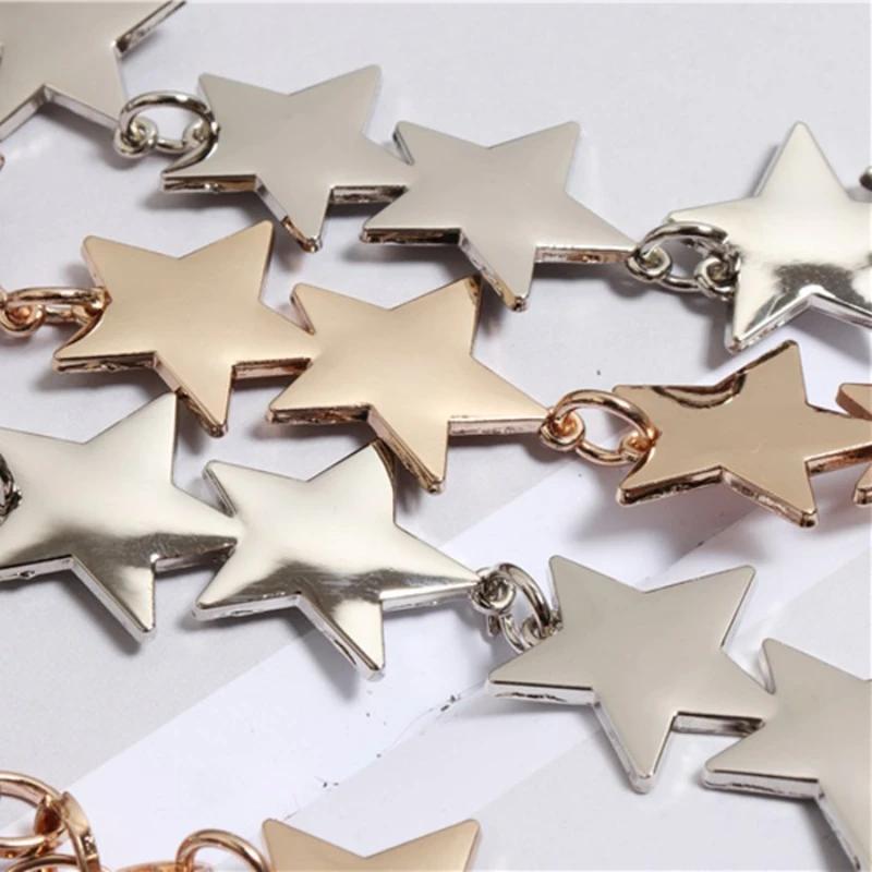 Звездная цепочка на талию, женская, новое ретро-украшение с сотней подходящих цепочек для юбки, высококачественный студенческий модный индивидуальный пояс