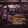 Realistic Spider Prop Halloween Decoration, Large Fake Furry with Red Plush Toy Eyes for Outdoor Indoor Yard Home Party Haunted House Decor