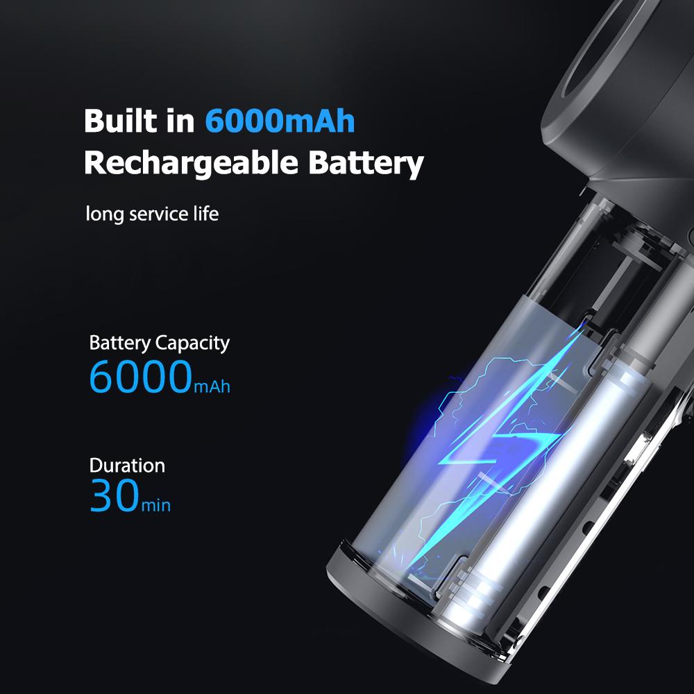 Geevorks Многофункциональная беспроводная электрическая воздушная тряпка и воздушный насос 2-в-1 для выдувания пыли с