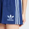 Adidas Оригинальные шорты с логотипом в полоску и эластичным поясом, женские плавки, темно-синие IR7472