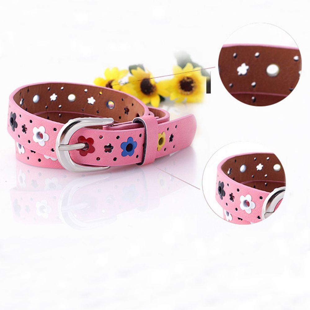 Gift PU Leather Unisex Kids Waistband Waist Belt Adjustable Belts Children Belt