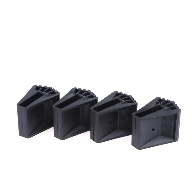 4/8PCS Ladder Non Slip Feet Attic Ladder Leg Protector Trapezoid Pads Furniture Foot Rubber Pads For Accessories Replacement Kit