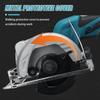 110V/220V 588VF Cordless Electric Circular Saw 125mm Brushless Adjustable Woodworking Tools Wood Cutting Sawing Machine for Makita 18V Battery