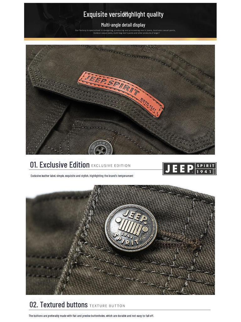 Мужские свободные прямые брюки с несколькими карманами для активного отдыха на открытом воздухе с толстым бархатом