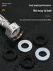 Silicone Gasket 6-point Shower Head Seal & 4-point Rubber Washer Hose Connector
