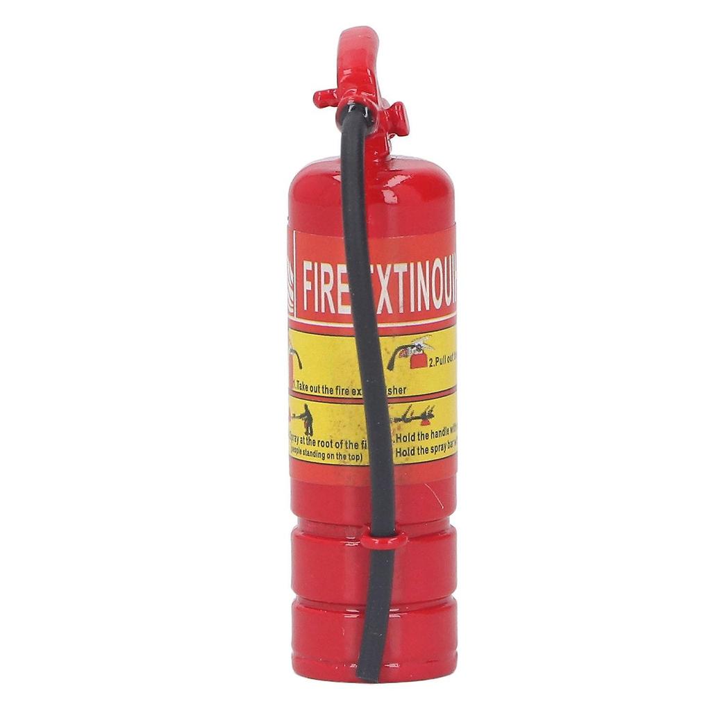 Dollhouse Fire Extinguisher Mininature 1:12 Scale Alloy Model Decorative Accessories L