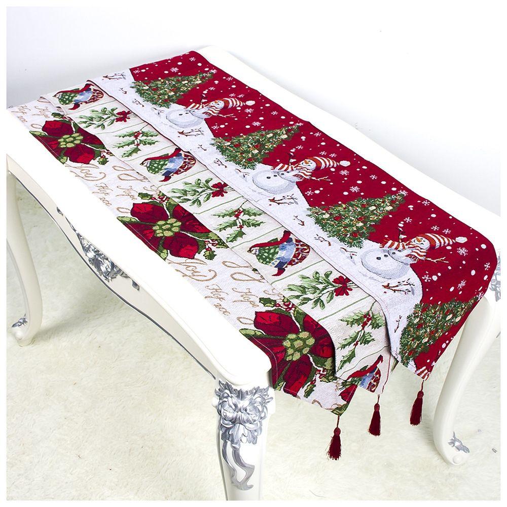 Decoration Kitchen Home Table Christmas Table Runner Tablecloth Christmas Decoration Table Runner