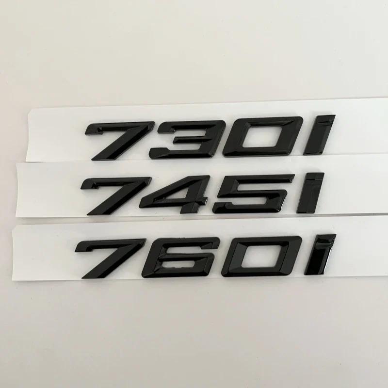3D For BMW E63 E64 E66 E67 F12 F13 640i 645i 650i 730i 740i 745i 750i 760i Car Tail Letter Emblem Rear Trunk Logo Sticker Decal tw2