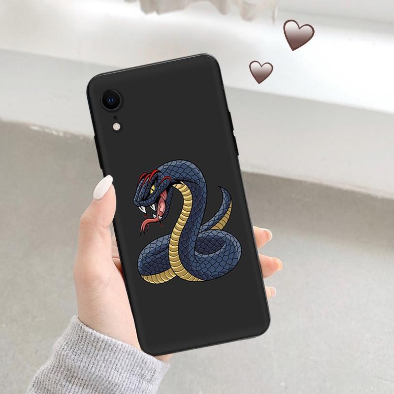 Чехол для мобильного телефона Apple iPhone14 с рисунком змеи, красной и зеленой кобры, чехла для мобильного телефона Python, окрашенного в красный цвет, устойчив к падениям