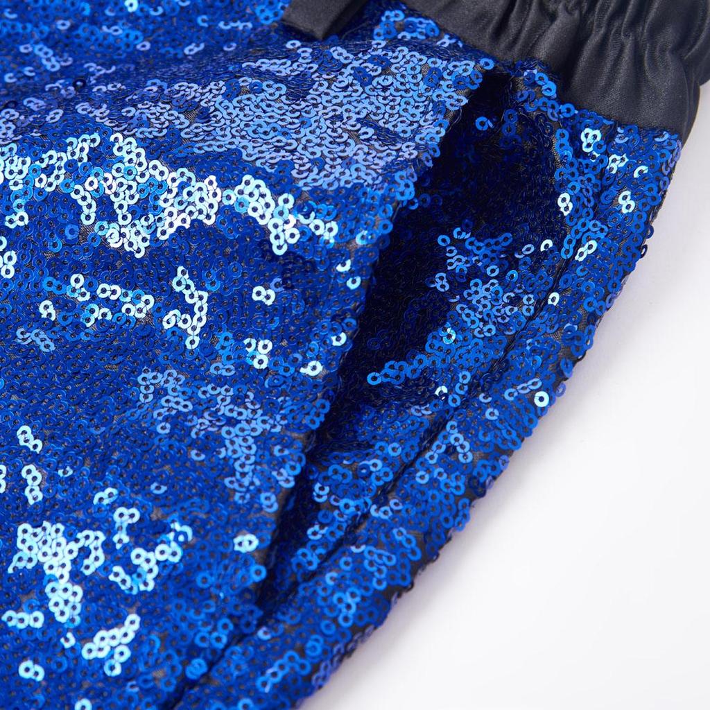 PYJTRL Мужские модные брюки с блестящими блестками и постепенным изменением цвета, брюки с расширяемой талией