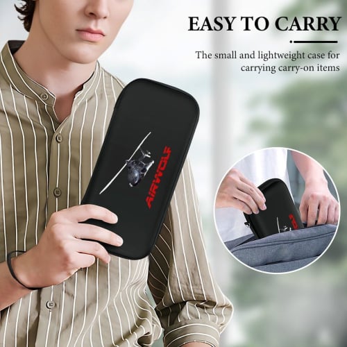 Airwolf Switch Case, Protective Cover, Carrying Case, Hand Pouch, Hard Case, Game Console Storage Bag, Large Capacity (15 Game Cards), Full Protection