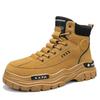 Men's shoes autumn and winter new outdoor high-top casual tooling boots retro men's Martin boots thick-soled heightening short boots