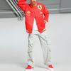 Puma Ferrari Collection Водонепроницаемая модная мужская куртка с длинным рукавом с логотипом красного и желтого цвета 763606-01