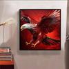 New Arrival 5D DIY Full Circle Diamond Painting "Red Flying Eagle" Embroidery Cross Stitch Home Decor Gift