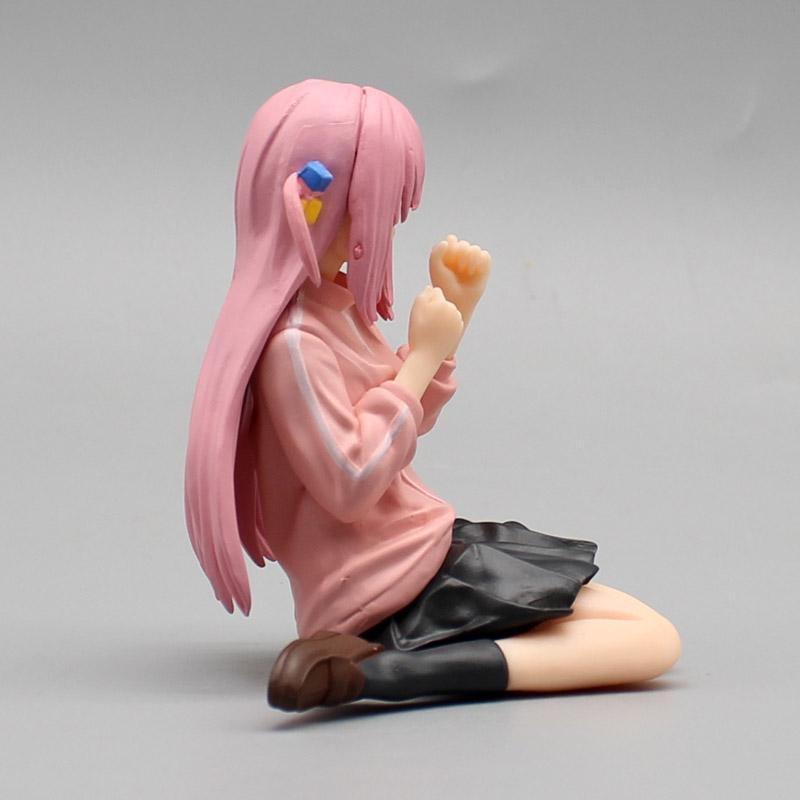 Японское аниме Kawaii BOCCHI THE ROCK! Gotou Hitori ПВХ Действие Аниме Фигурка Настольный Орнамент Украшение Дома