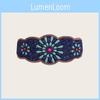 Wide Ethnicinspired Womens Waist Belt With Plastic Turquoise And Rhinestone Embellishments For Seasonal Fashion
