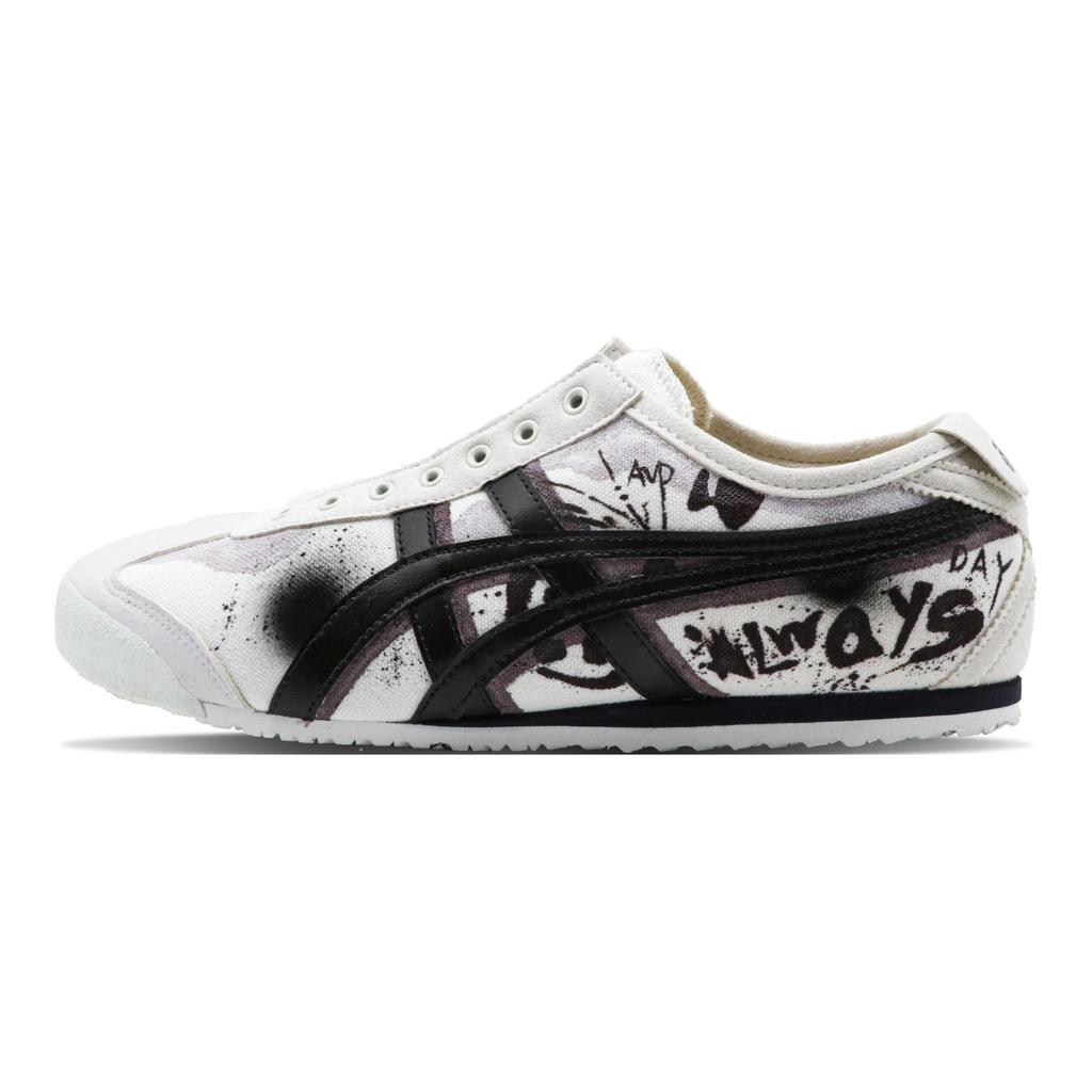 ONITSUKA TIGER Mexico 66 Slip On Deluxe Легкие Повседневные Низкие Кроссовки Унисекс Бежево-Коричневые 1183A360-205(Team147-)