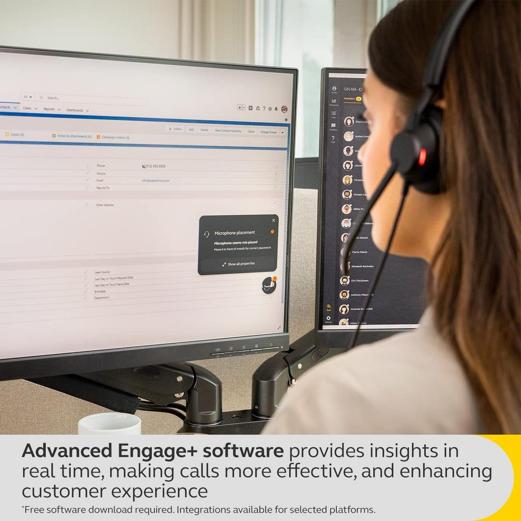 Jabra Engage 40 - (Inline Link) USB-C UC Mono 4093-419-299