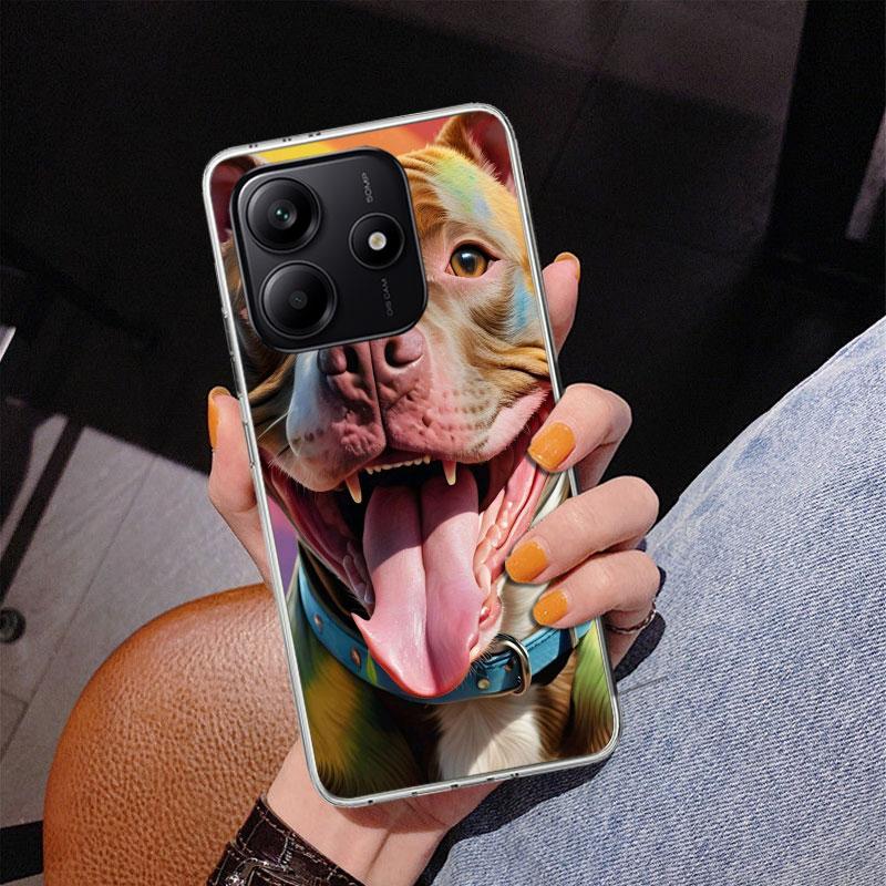 Чехол для телефона Pit Bull Pet Dog Pitbull для Xiaomi Redmi Note 15 14 14S 13 Pro Plus 12 12S 11S 11E 10S 10 11T 5G Uniq