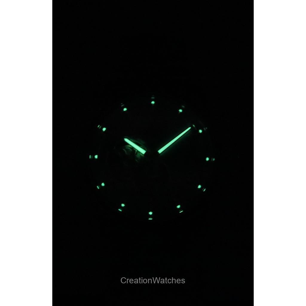 Orient Классические современные мужские часы из нержавеющей стали с циферблатом в виде открытого сердца голубого цвета с автоматическим механизмом RA-AR0009L