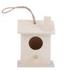 4 шт. Инновационные подвесные деревянные гнезда для птиц, украшения для украшения двора и сада на открытом воздухе