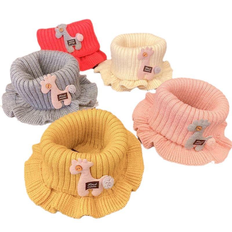 Новое поступление: Детский толстый вязаный шарф-манишка для осени и зимы