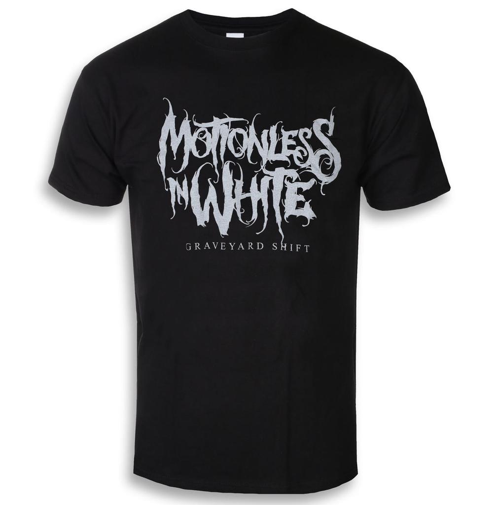 2026 Motionless In White Graphic Cotton Band Tshirt Unisex Summer Short Sleeve Fashion Brand Tee Luxury Casual Vintage Tees