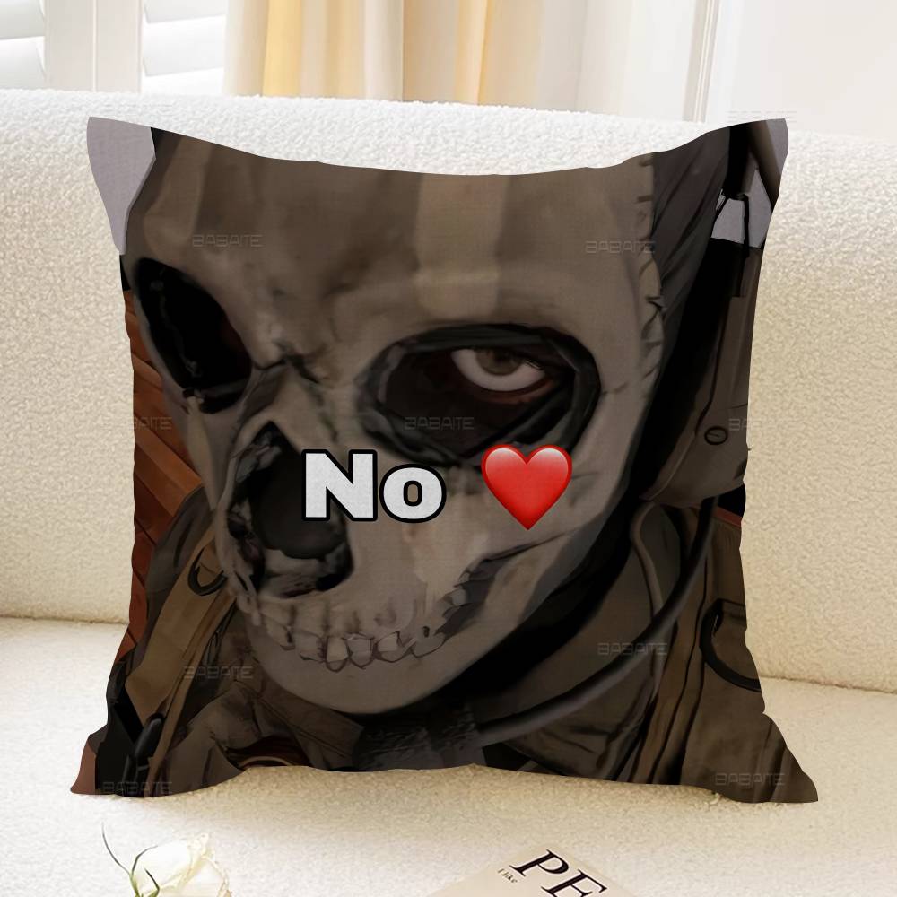 Game Call of Duty Pillow Gift Home Office Decoration Bedroom Sofa Car Cushion Cover case x