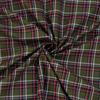 Premium Green Checkered 100% Cotton Fabric - 180 GSM, Yarn-Dyed for Garments & Upholstery