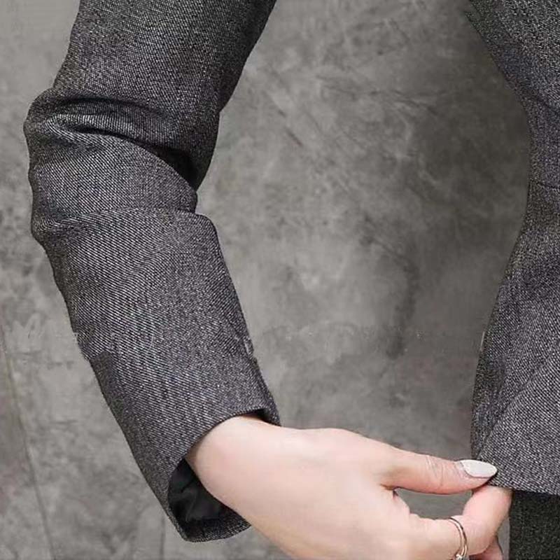 2 шт., профессиональный пиджак, женский костюм с длинными рукавами, весна и осень, новый темпераментный костюм для продажи, костюм для собеседования, официальная рабочая одежда