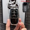 2 Buttons TPU Car Key Case Cover for Toyota Hilux Innova Rav4 Fortuner Yaris 2021 Key Shell Fob Holder Accessories