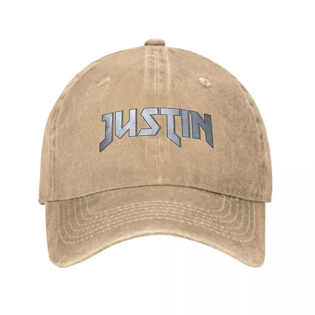 Heavy Metal JJustin Cap Unisex Women Cotton BBiebers Trucker Hat Daily Headwear Adjustable Baseball Cap