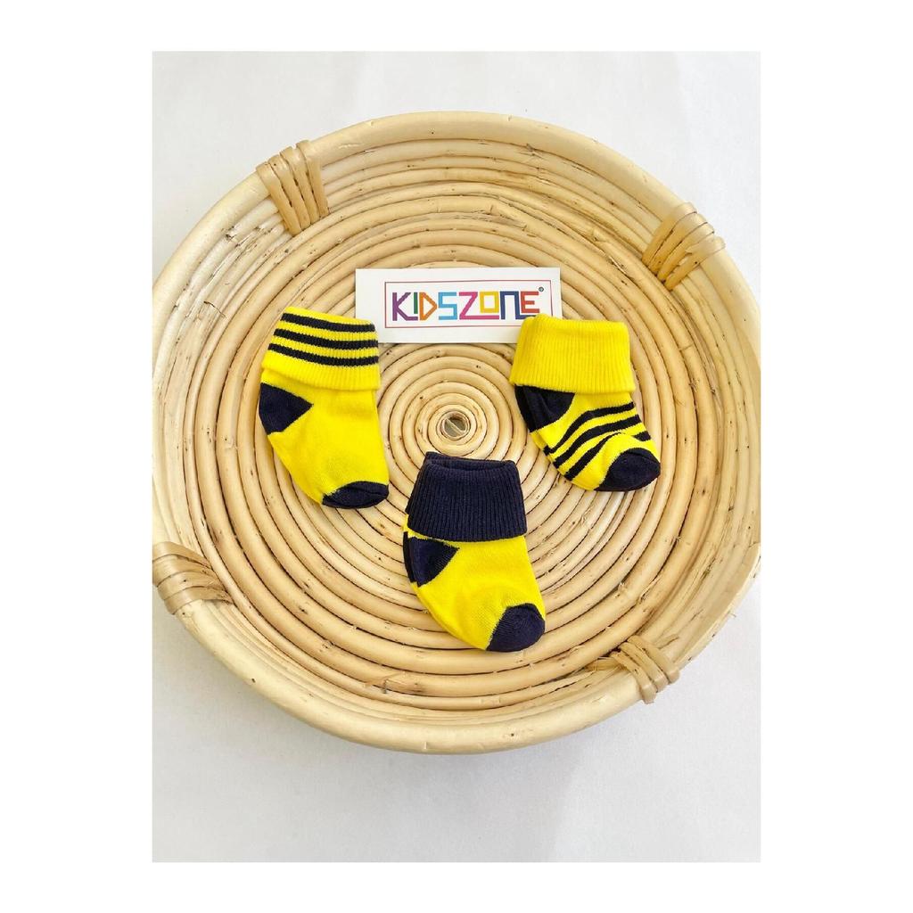 Носки для новорожденных, 3 упаковки, 100% хлопок, носки для новорожденных