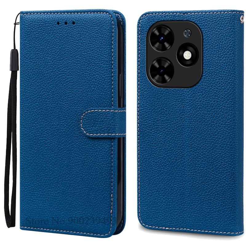 Чехол Spark Go 2024 для Tecno Spark Go 2024, кожаный чехол-кошелек, откидная крышка для Techno Spark Go 2024, чехол для телефона, чехол, Fundas