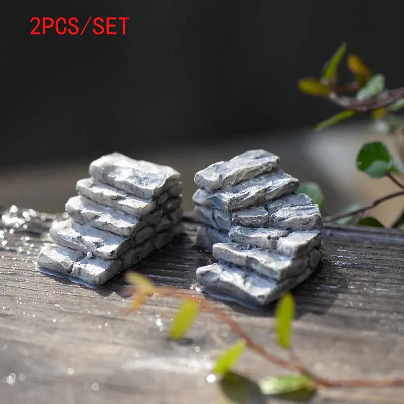 Мини-фигурка для творчества, изгиб моста, домика, гриба, забора, фигурка для творчества, горшок для растений, садовое украшение, миниатюрный декор для сада «Сделай сам»