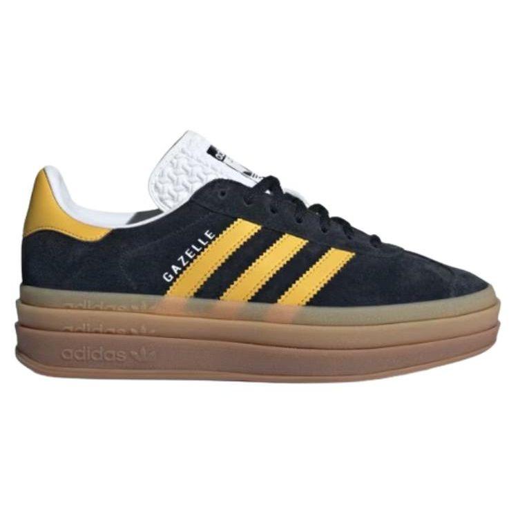 adidas Gazelle Bold Black Bold Gold Женские кроссовки Core-Black Cloud-White IE0422